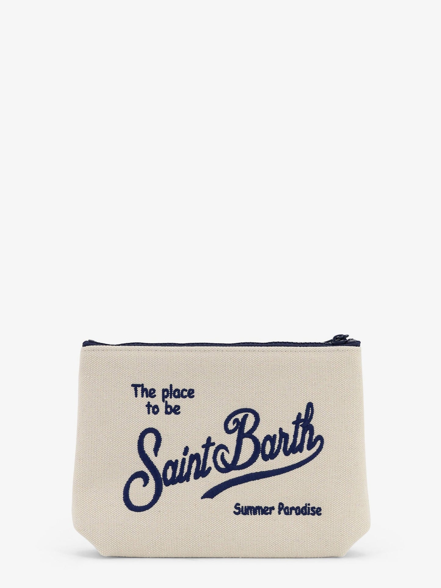 Aline canvas clutch