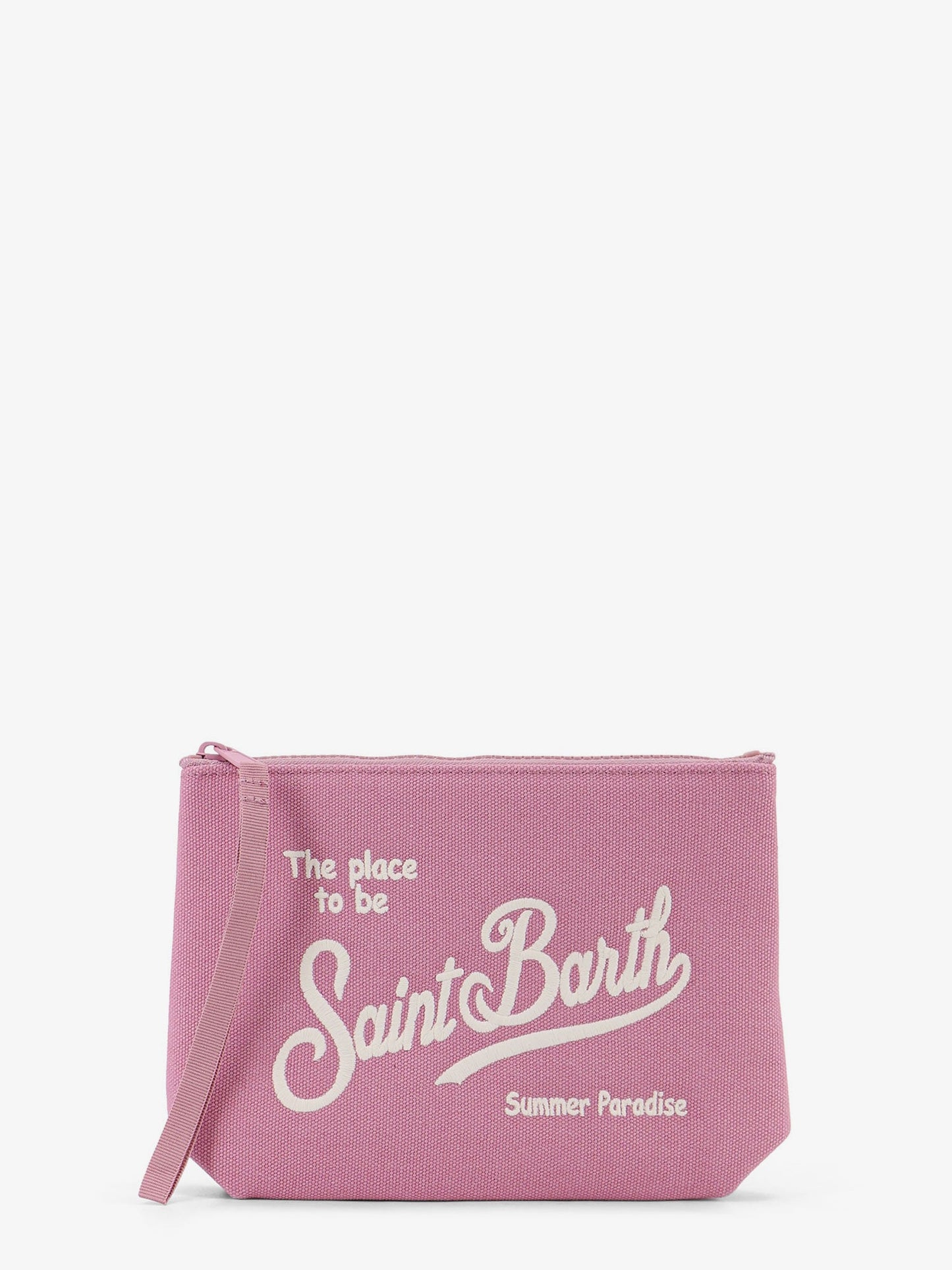 Aline canvas clutch
