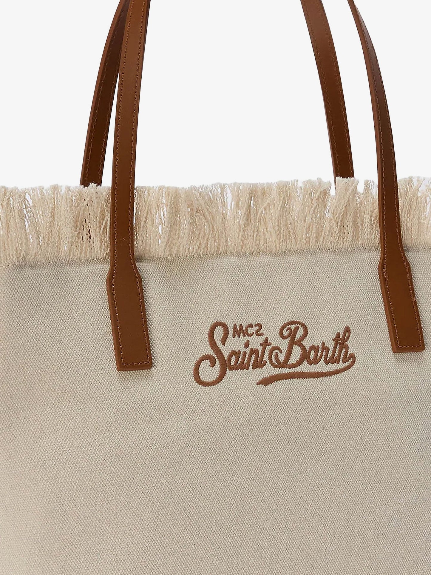 City bag Mid Fringe canvas shoulder bag