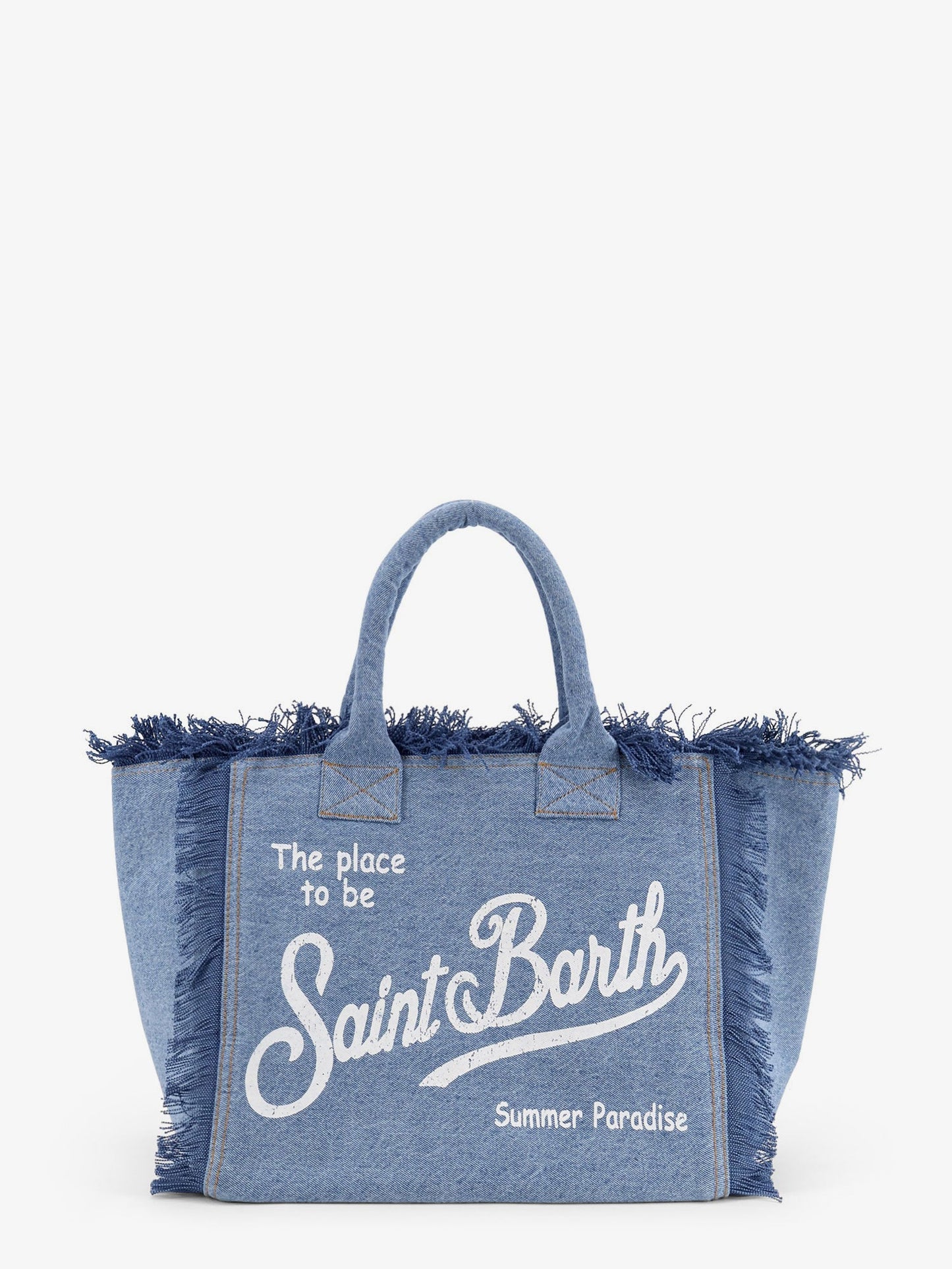 Vanity denim shoulder bag