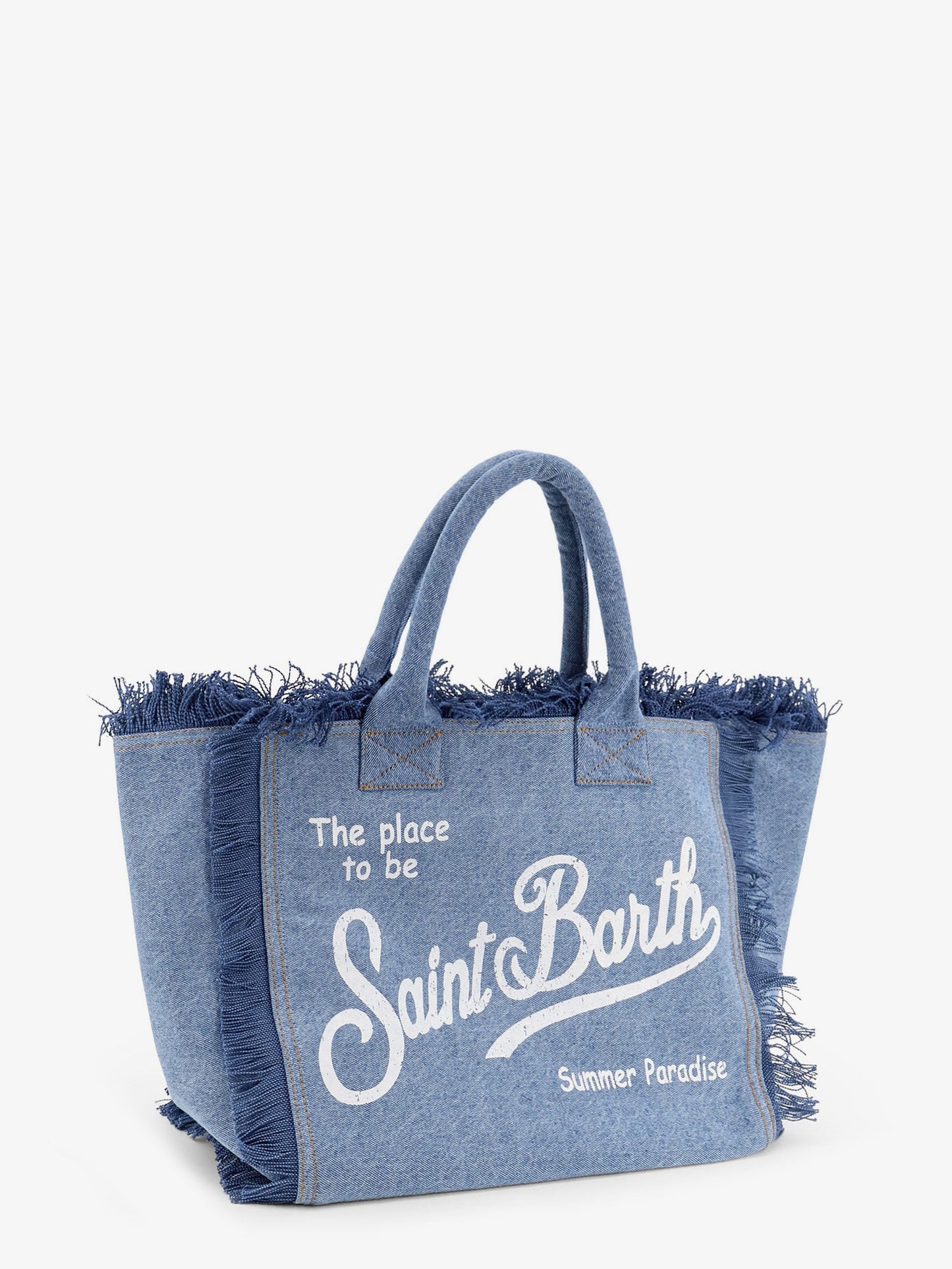 Vanity denim shoulder bag