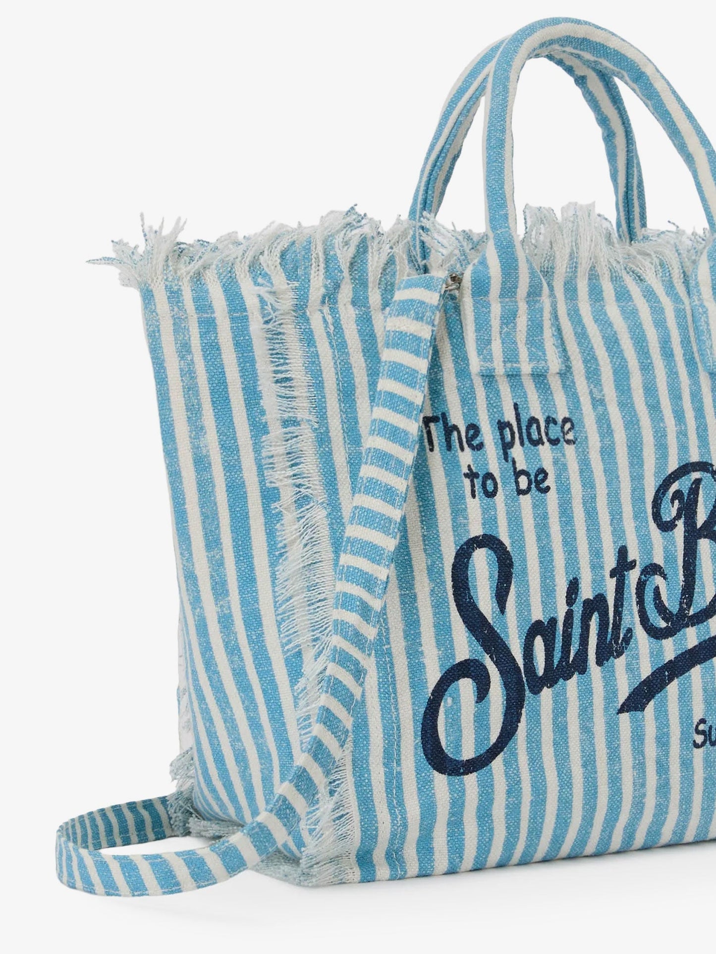 Vanity linen shoulder bag
