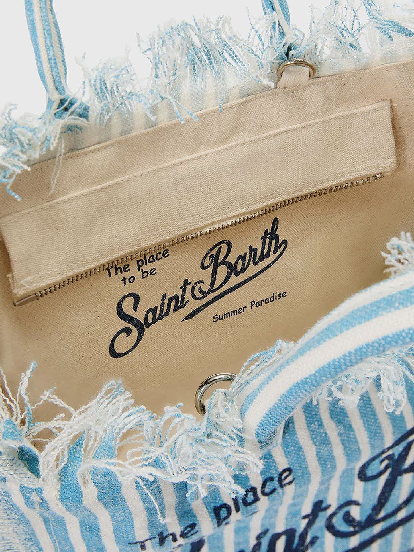 Vanity linen shoulder bag