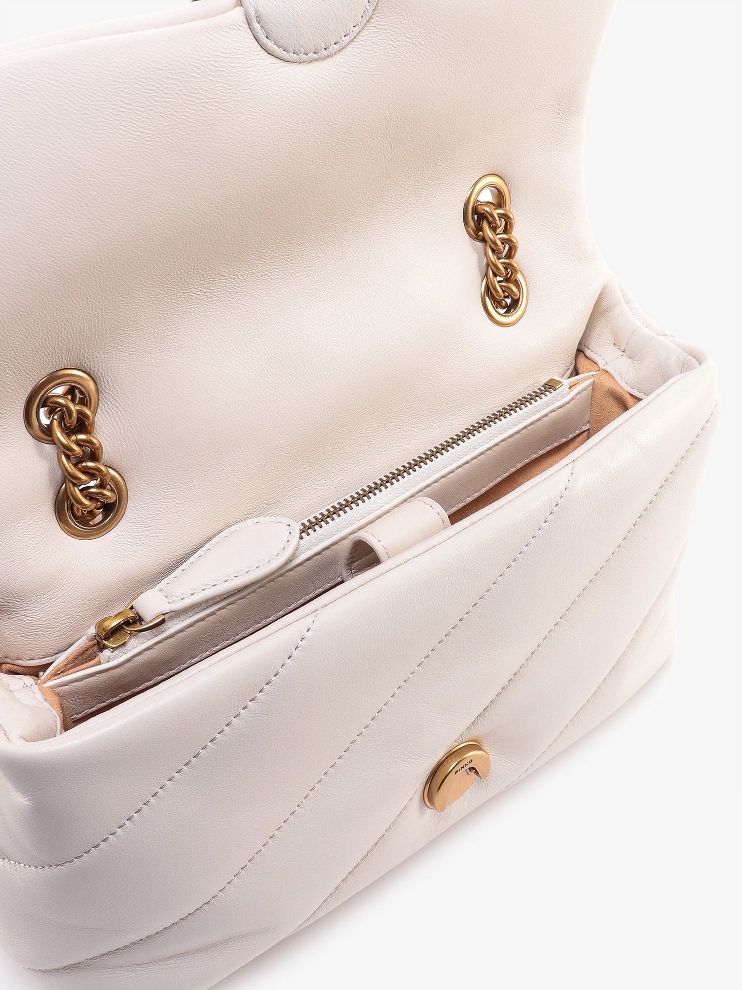 Love Puff Classic quilted leather crossbody bag