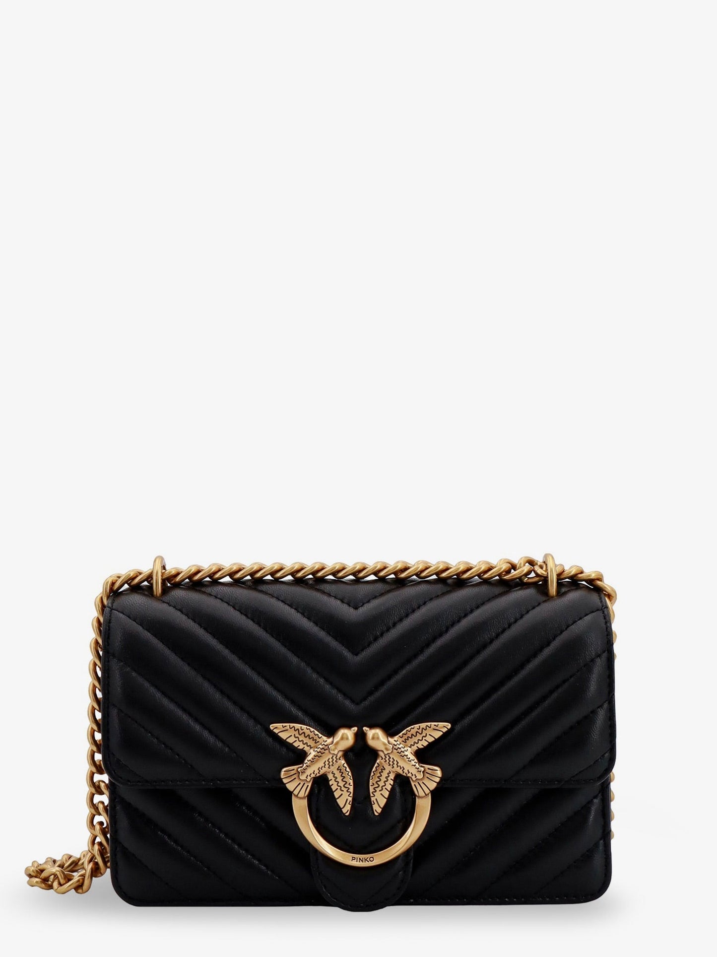 Love One Mini quilted leather crossbody bag