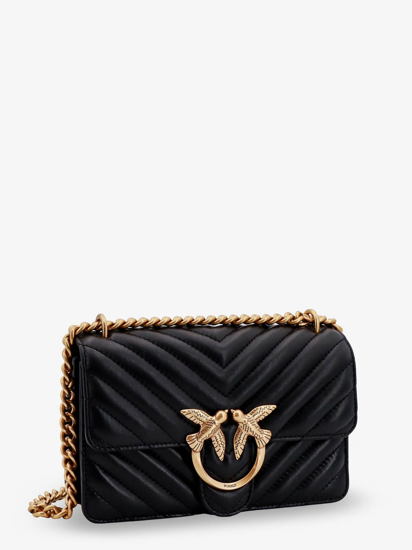 Love One Mini quilted leather crossbody bag
