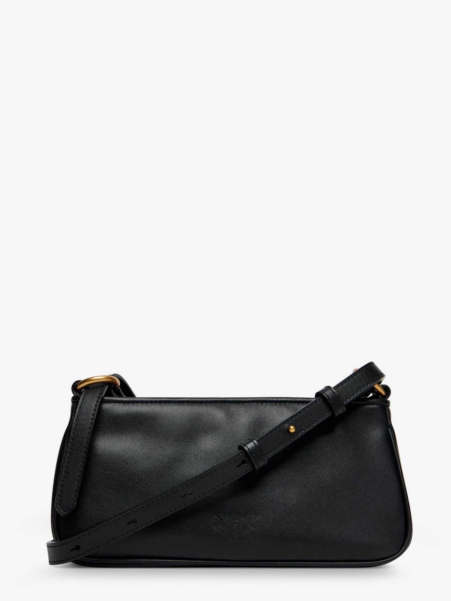 Mini Half Moon leather crossbody bag