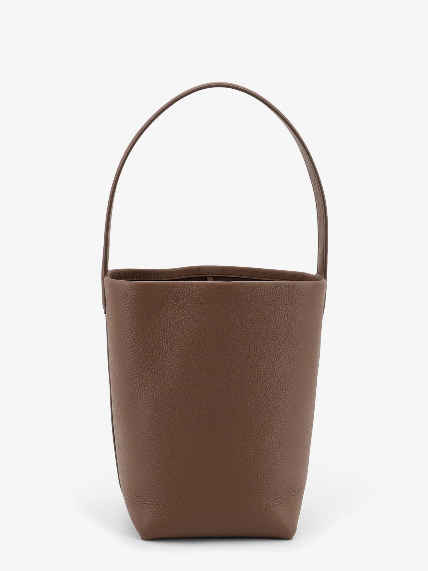 Small N/S Park Tote hammered leather bucket bag