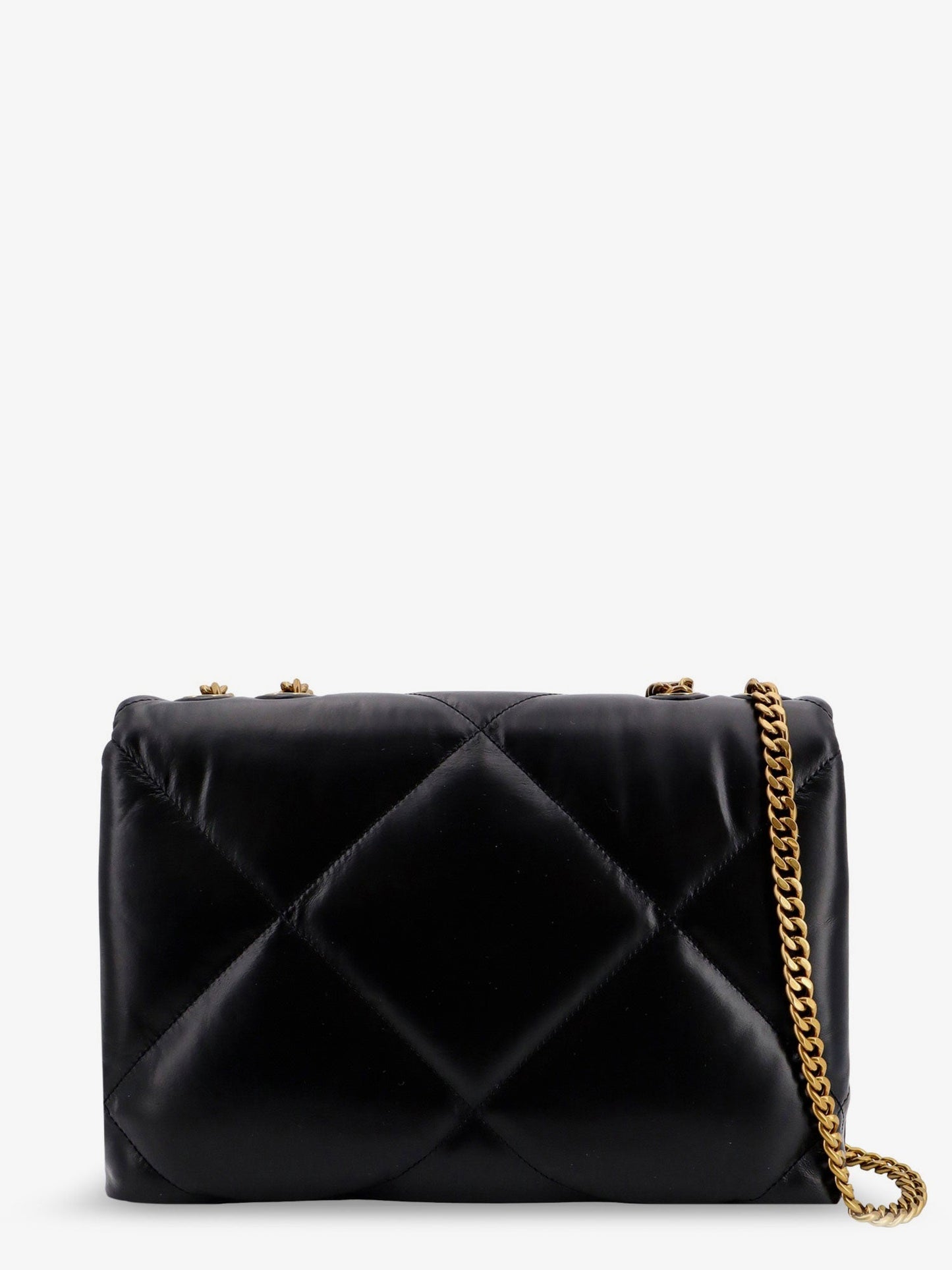 Kira Diamond Quilt Convertible leather crossbody bag