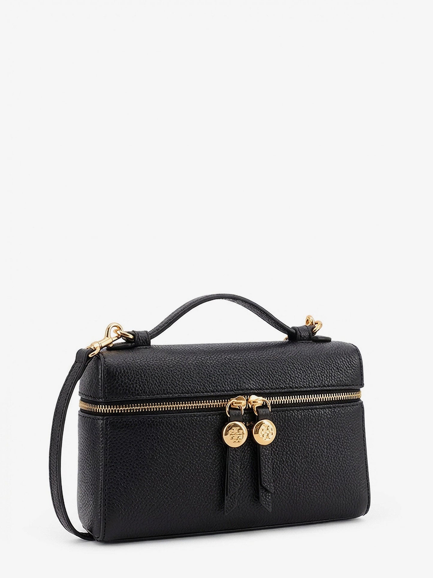 Hammered leather Romy slim shoulder bag