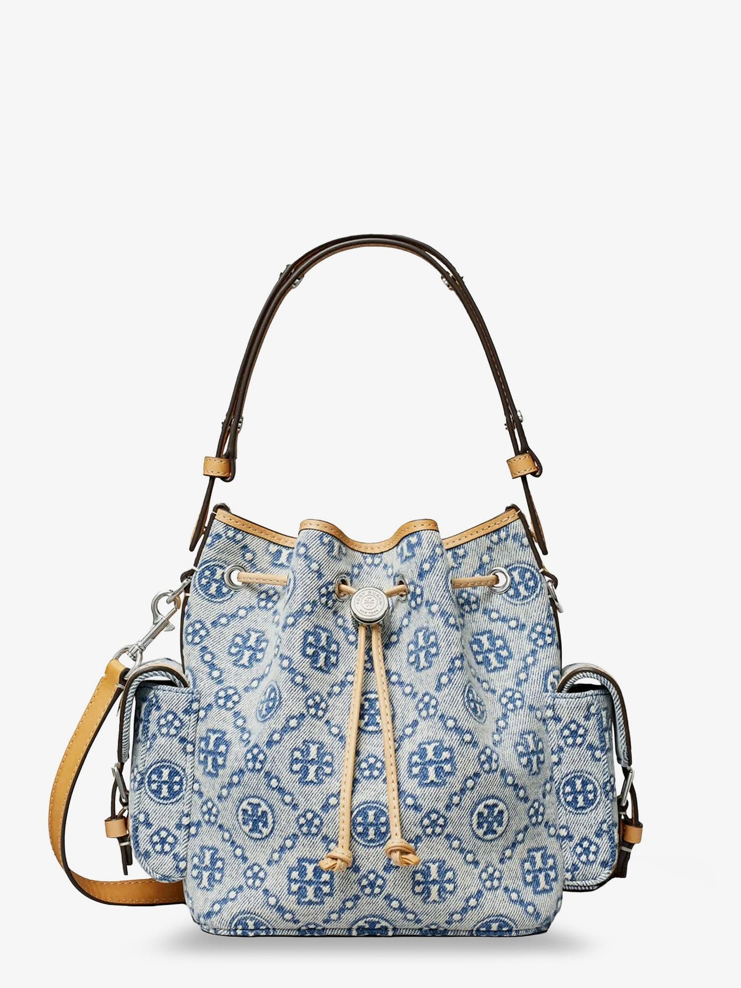 T-Monogram coated canvas bucket bag