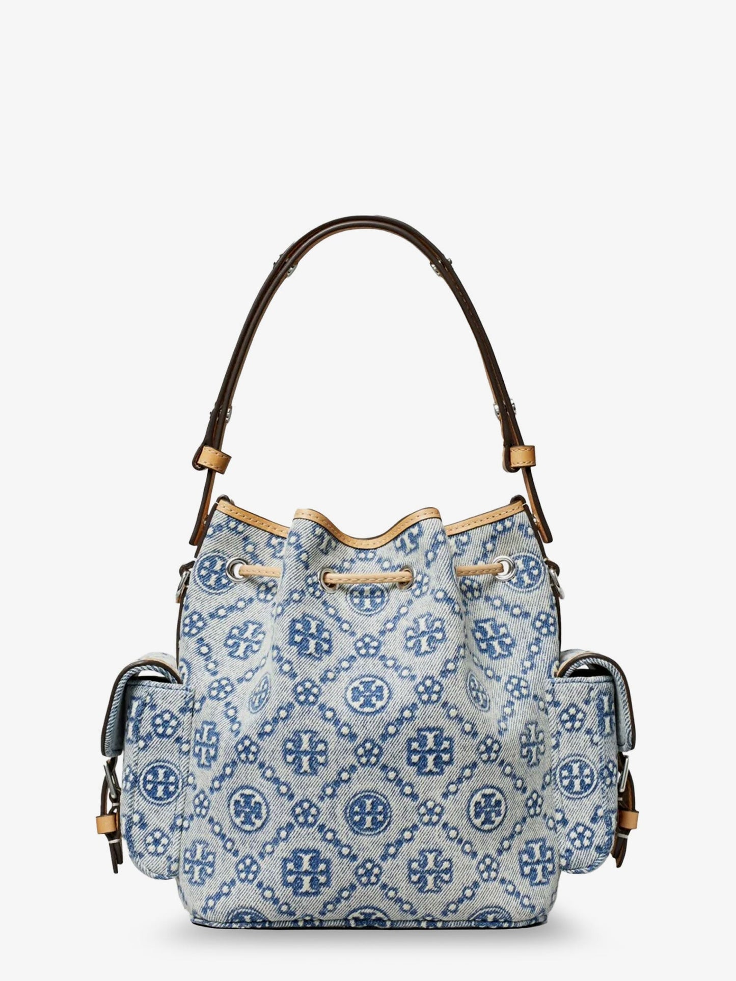 T-Monogram coated canvas bucket bag