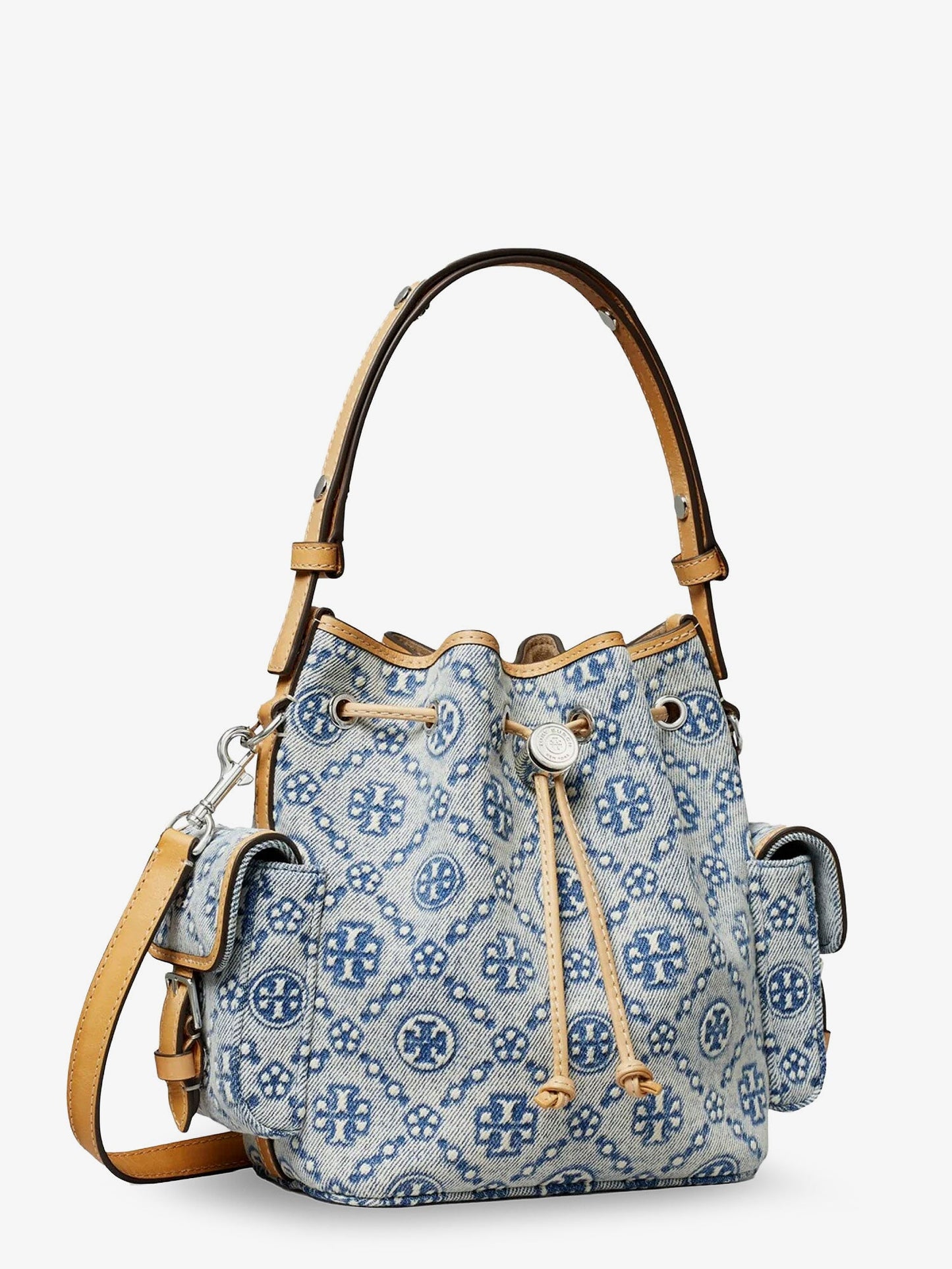 T-Monogram coated canvas bucket bag