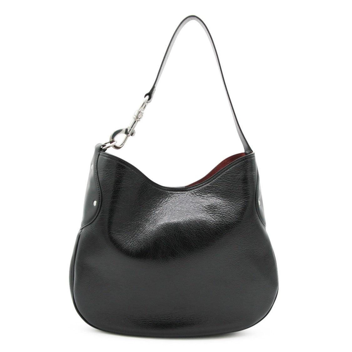 Mulberry Black Leather Hackney Shoulder Bag