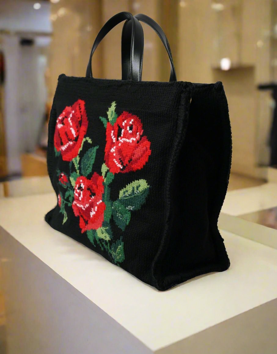 Dolce & Gabbana Embroidered Floral Tote