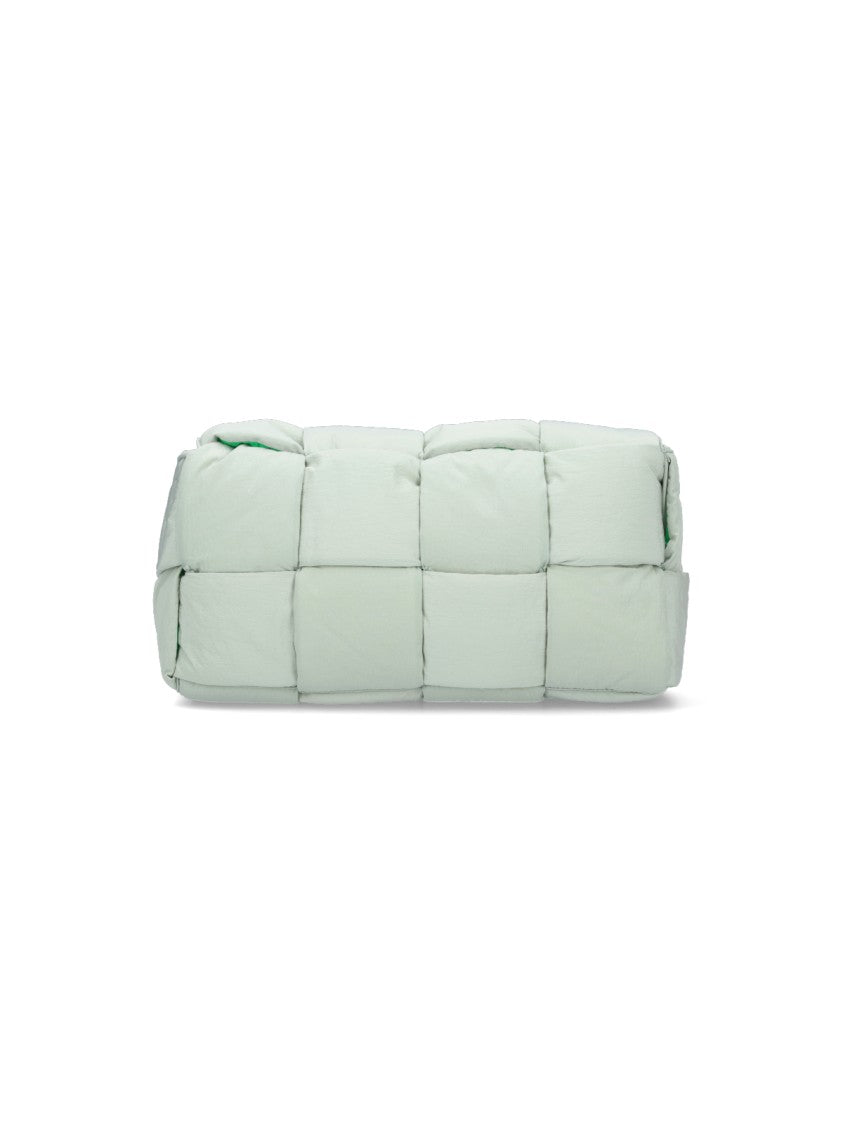 Bottega Veneta Padded Nylon Bag With Quilted Design And Adjustable Strap