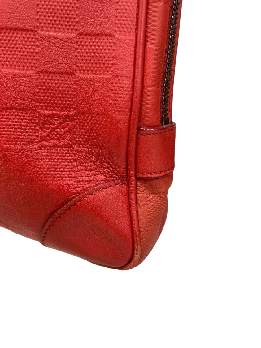 Louis Vuitton Voyage Mm Damier Rosso Tote Bag