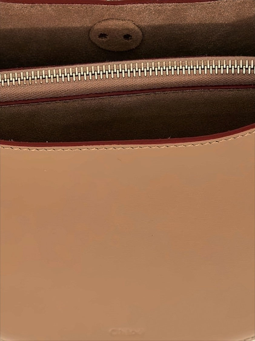 Chloé Crescent-Shaped Calf Leather Tote Bag