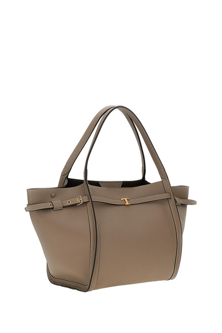 Tod's Brown Leather Shopping Bag