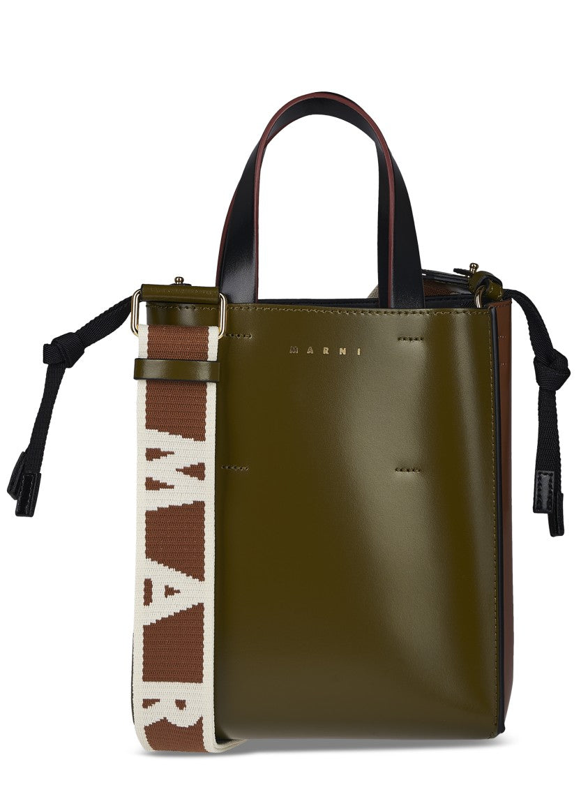 Marni Structured Calf Leather Bag