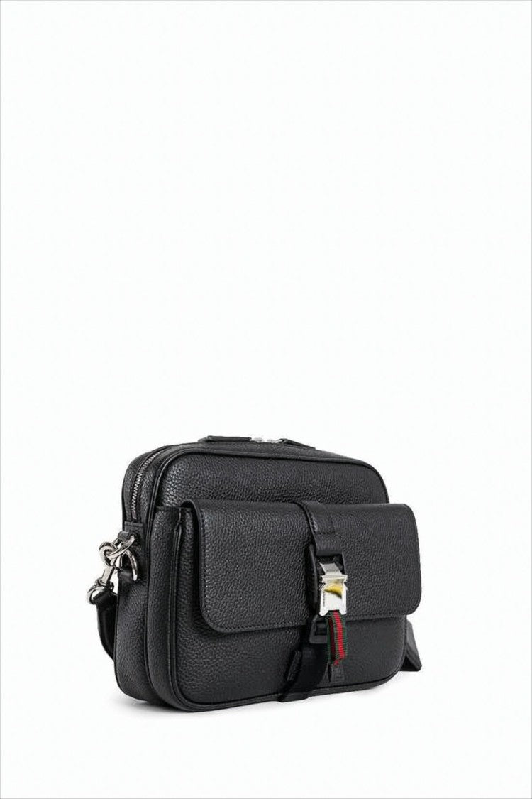 Gucci Textured Leather Crossbody Bag