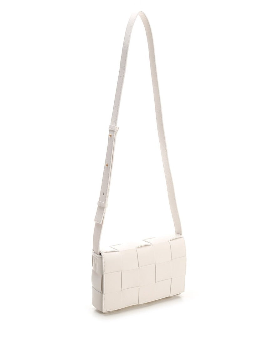 Bottega Veneta Woven Lambskin Leather Shoulder Bag