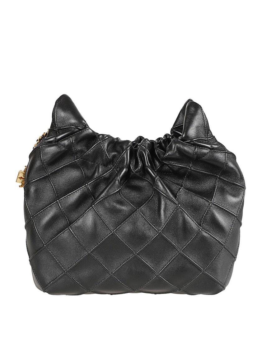 Tory Burch Quilted Small Handbag With Gold-Tone Chain Strap