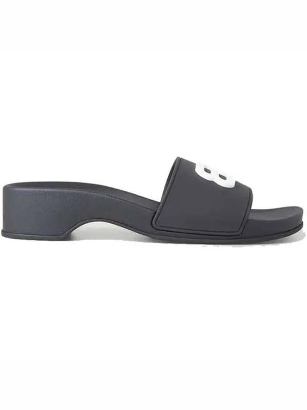 Luxury Balenciaga Trending 2025 Rubber Slippers Black