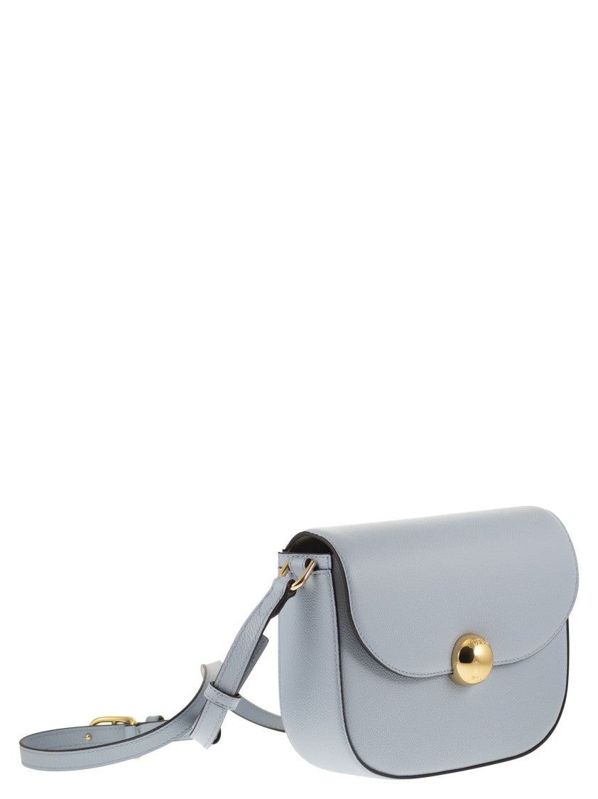 Furla Compact Saddle Design Shoulder Bag With Iconic Logo