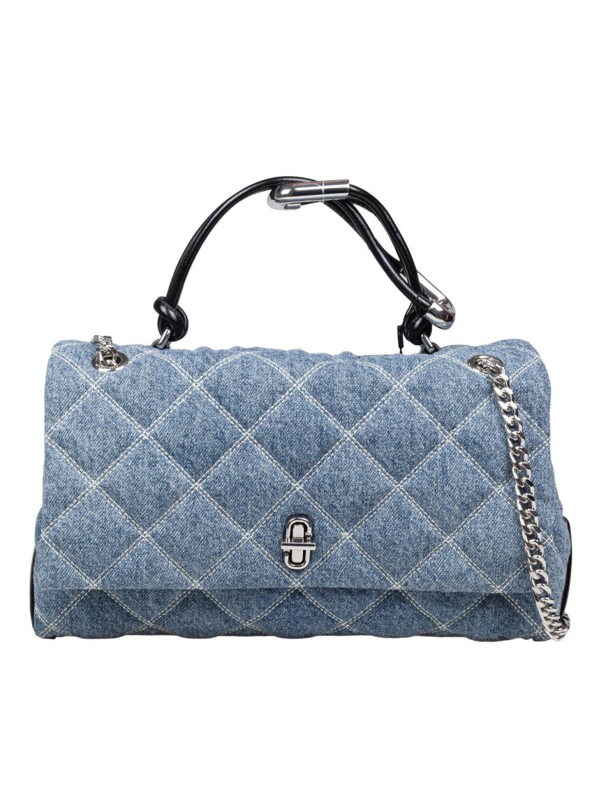 Marc Jacobs The Dual Chain Quilted Denim Handbag