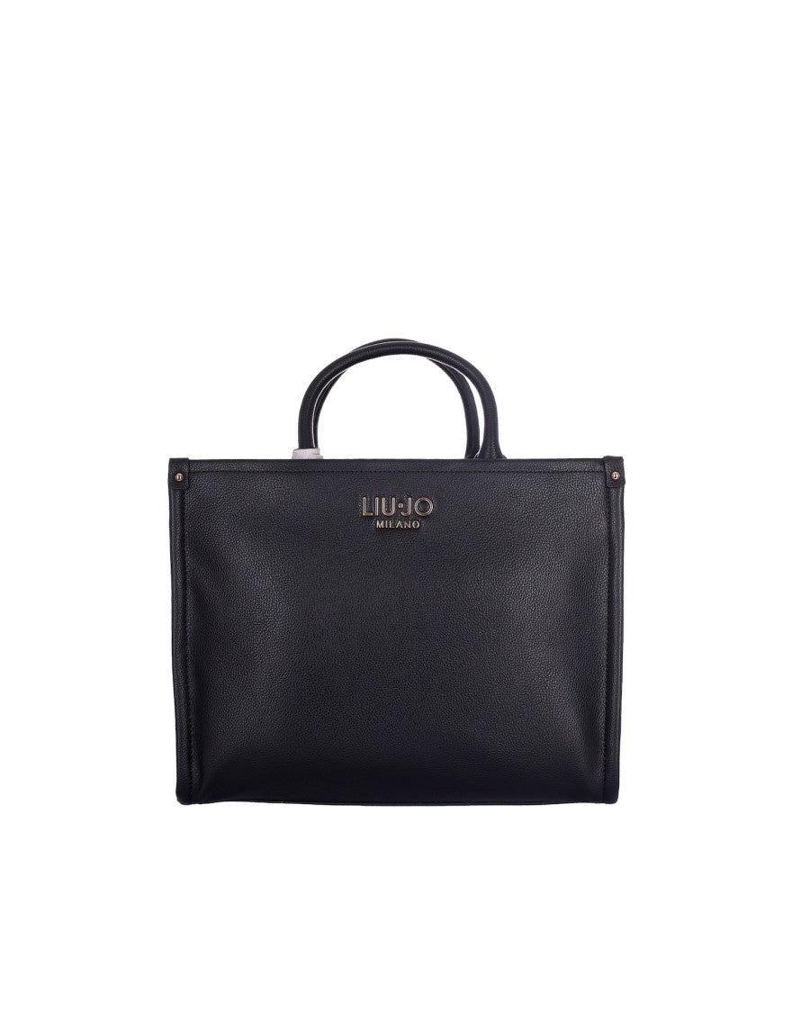 Liu Jo Black Faux Leather Handbag