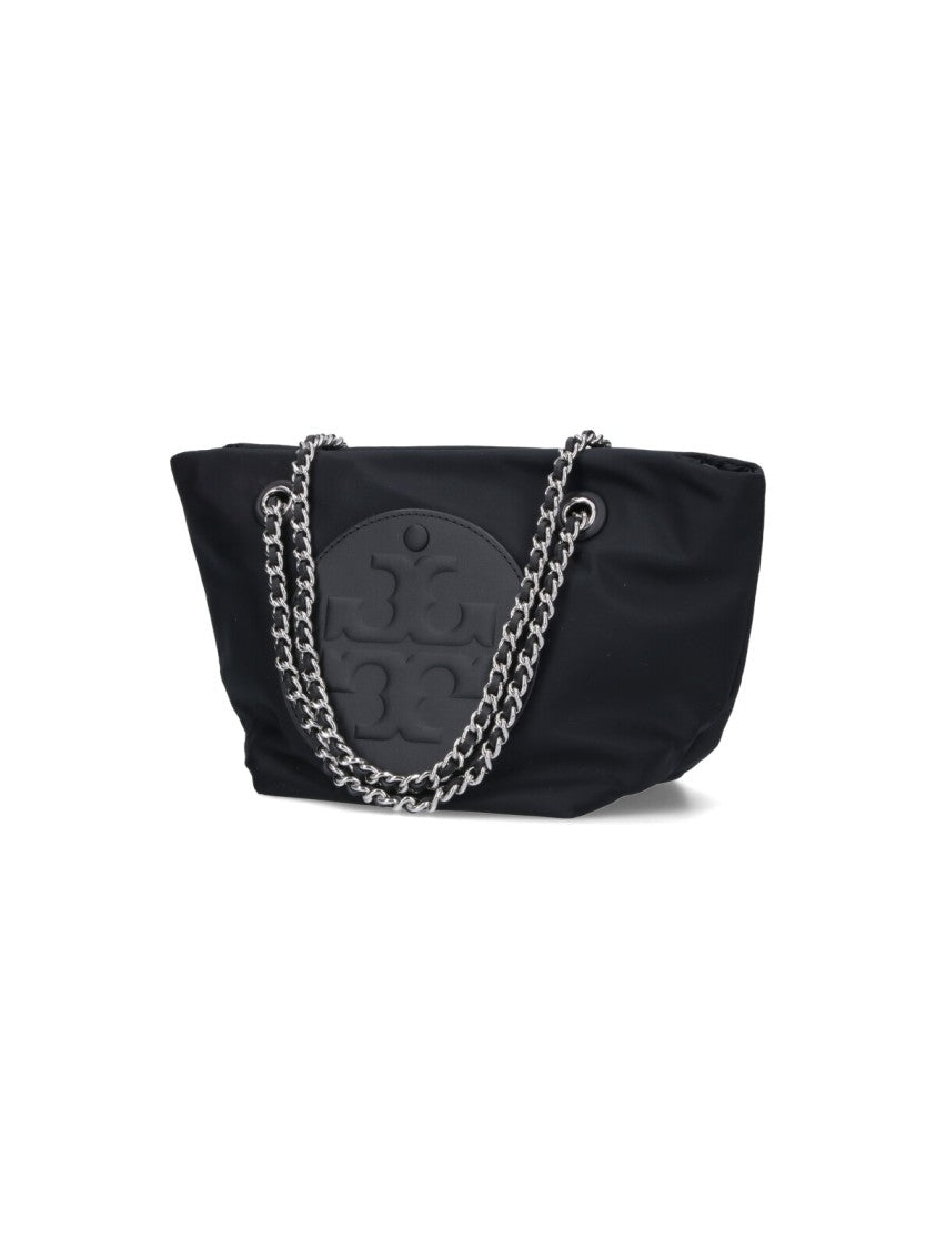 Tory Burch "Ella" Tote Bag – Black