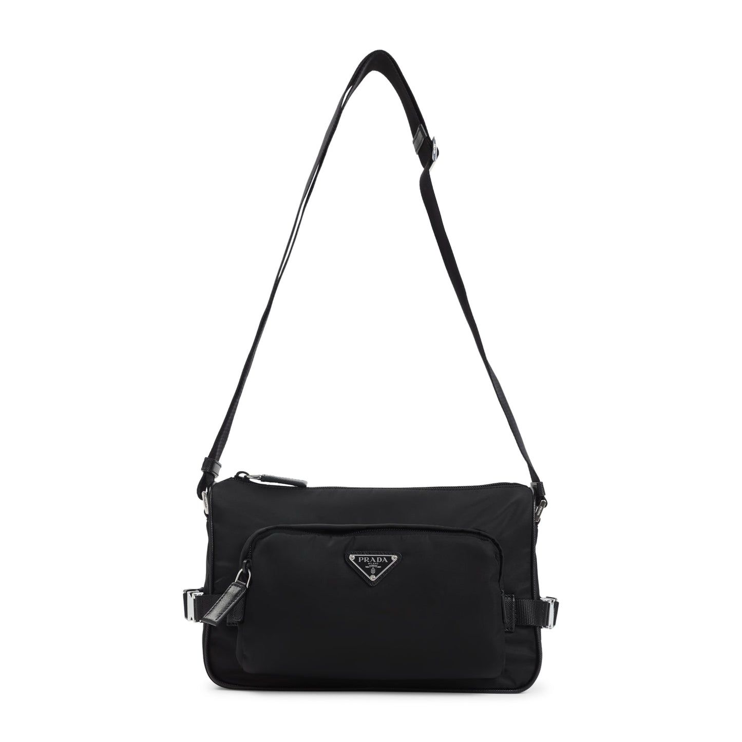 Prada Re-Nylon and leather shoulder bag