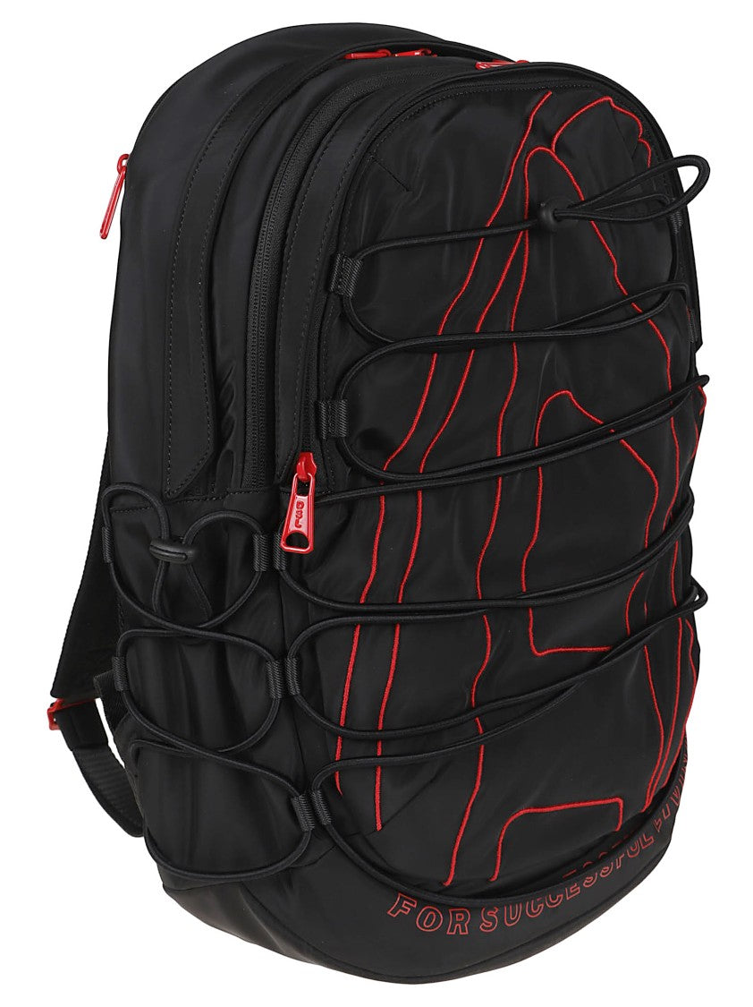 Diesel Nylon Backpack With Hiking-Inspired Design