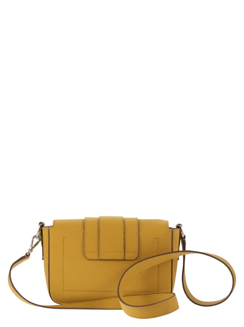 Hogan Trendy Leather Flap Bag