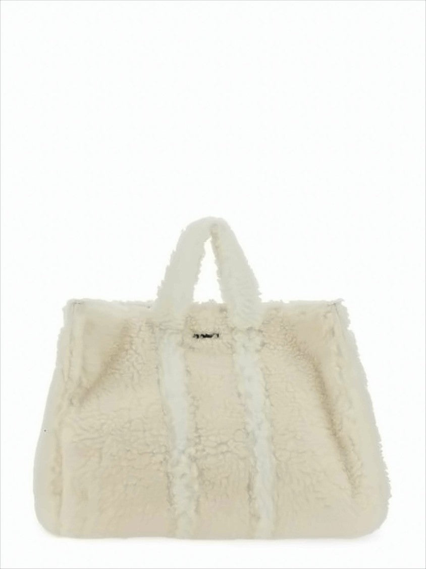 Sunnei Fluffy Textured Shoulder Bag With Optional Strap
