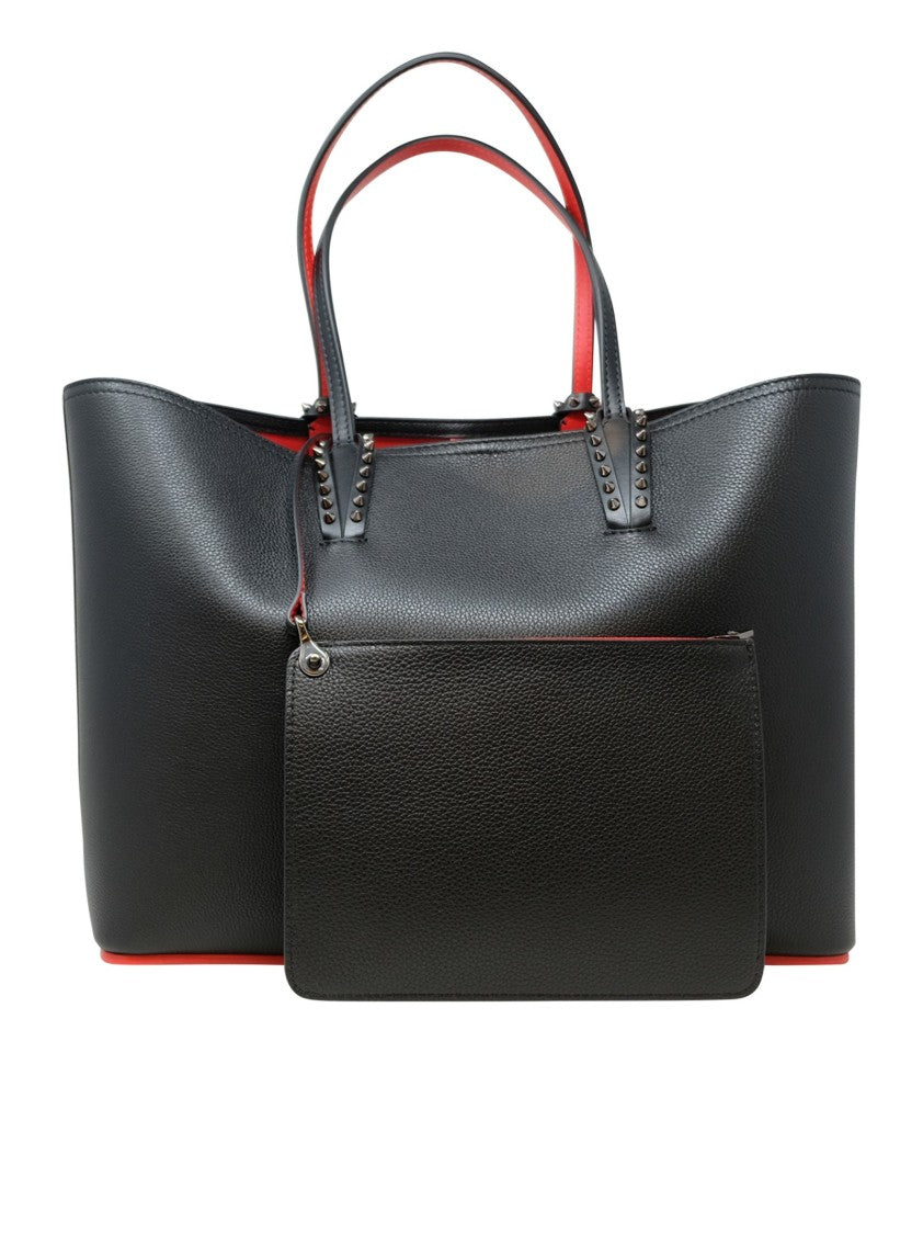 Christian Louboutin 3205218 Cm53 Black Leather Cabata Calf Empire Bag