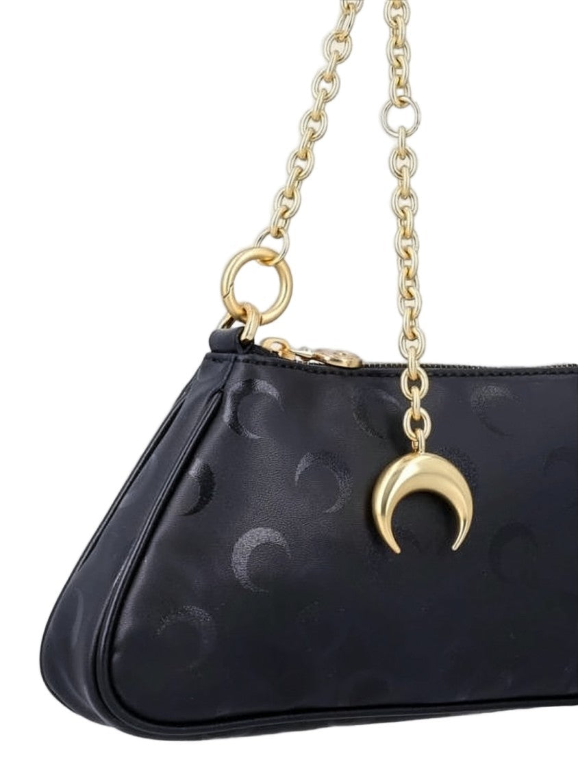 Marine Serre Elongated Black Tote Bag