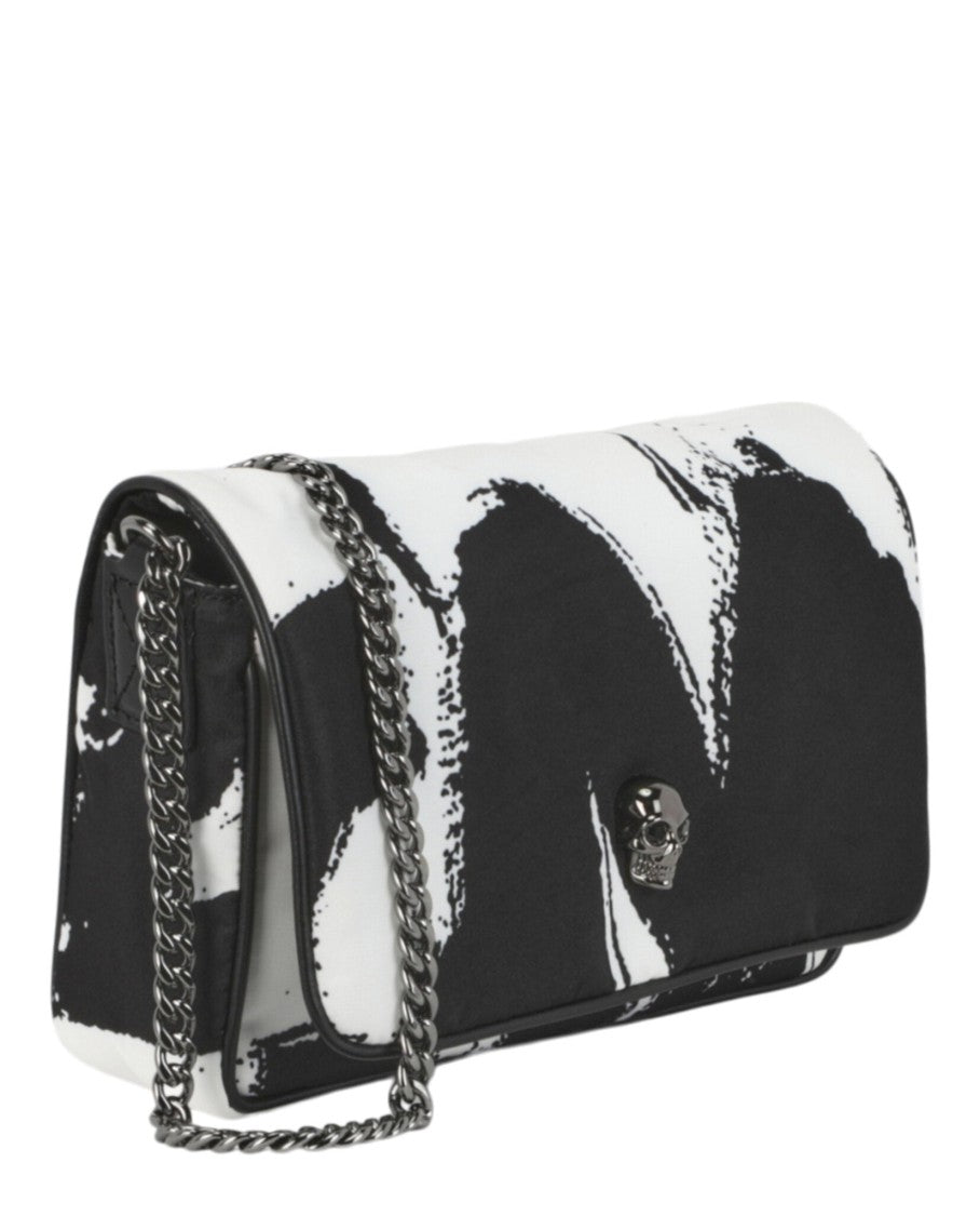 Alexander Mcqueen Small Graffiti Skull Shoulder Bag