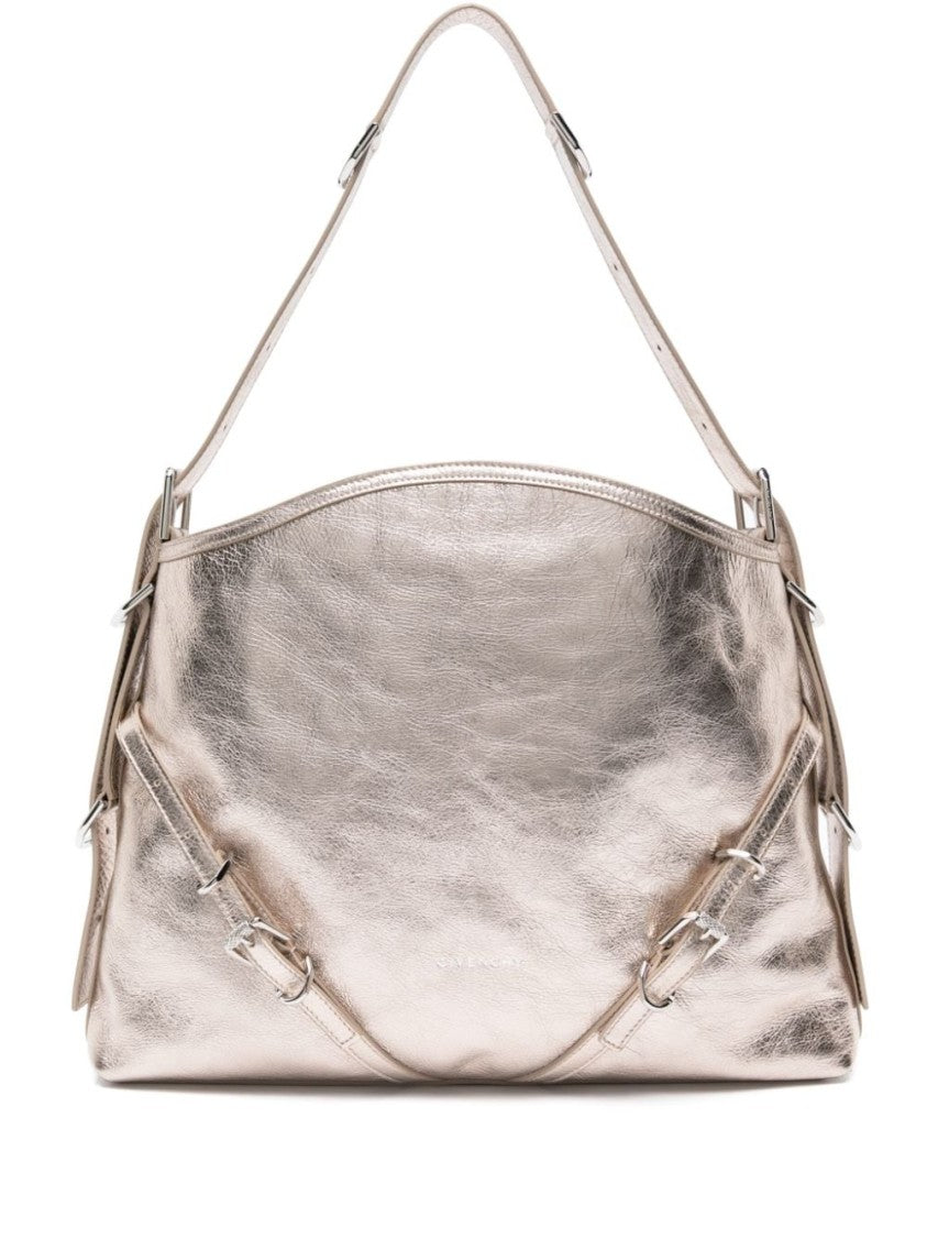 Givenchy Gold-Tone Calf Leather Shoulder Bag