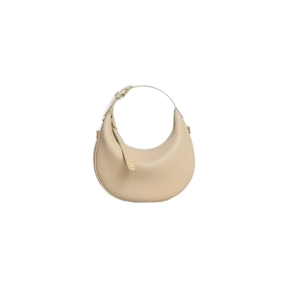 Celine Crescent-Shaped Calf Leather Crossbody Bag