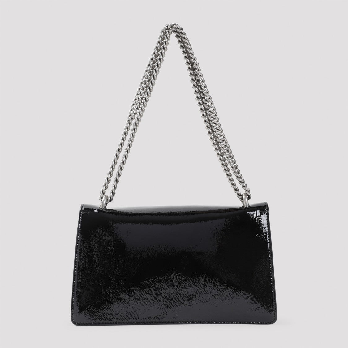 Gucci Leather Shoulder Bag With Distinctive Closure