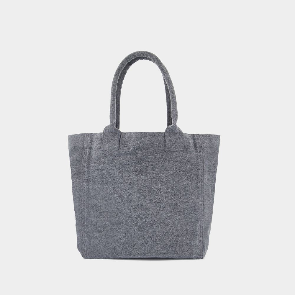 Isabel Marant Small Yenky Gz Shopper Bag - Cotton - Black