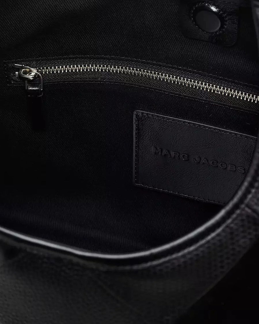 Marc Jacobs Black Handcrafted Suede Patchwork Hobo Bag