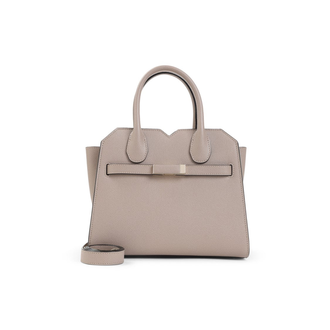 Valextra Milano Mini Handbag In Sahara Calf Leather