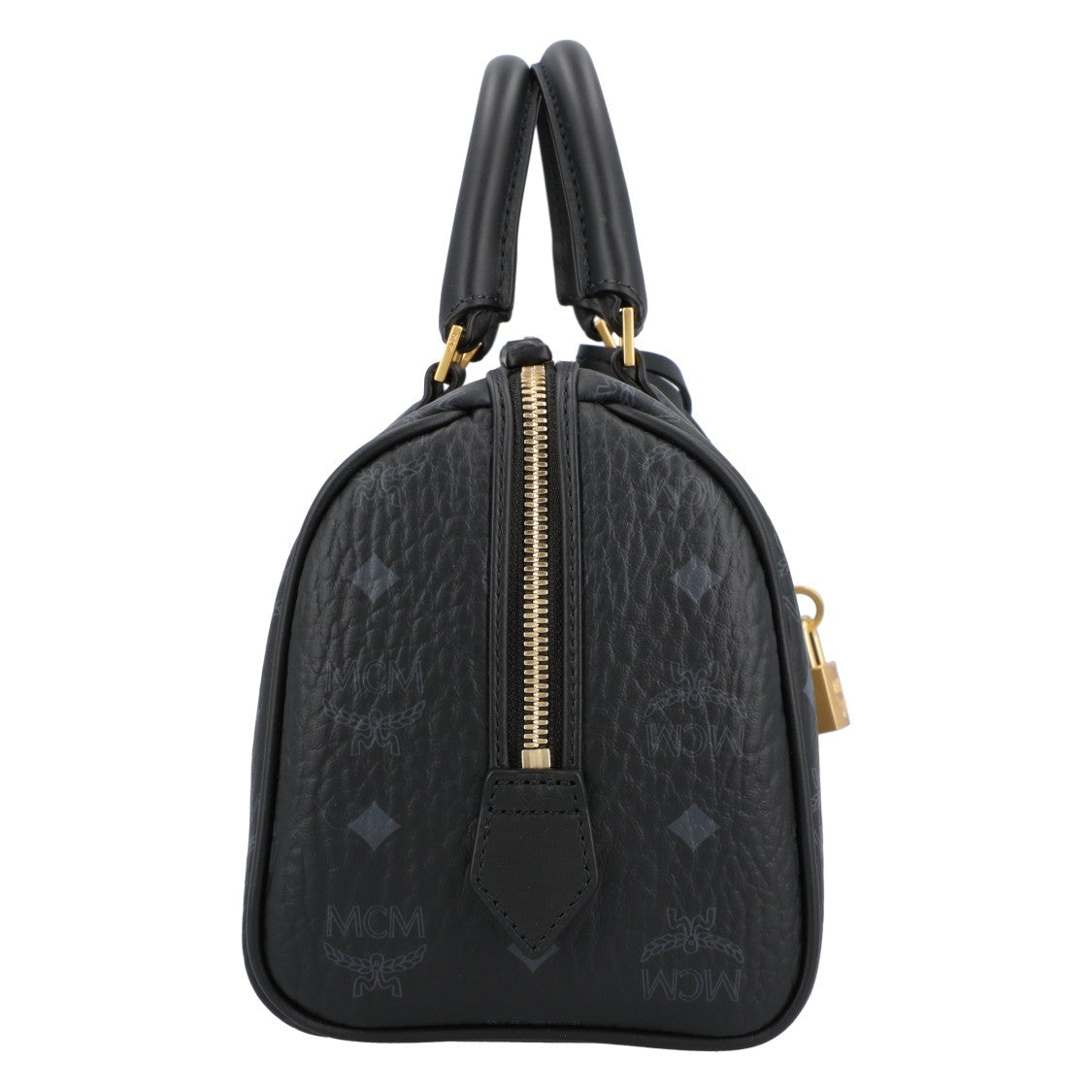 Mcm Ella Boston Bag In Visetos