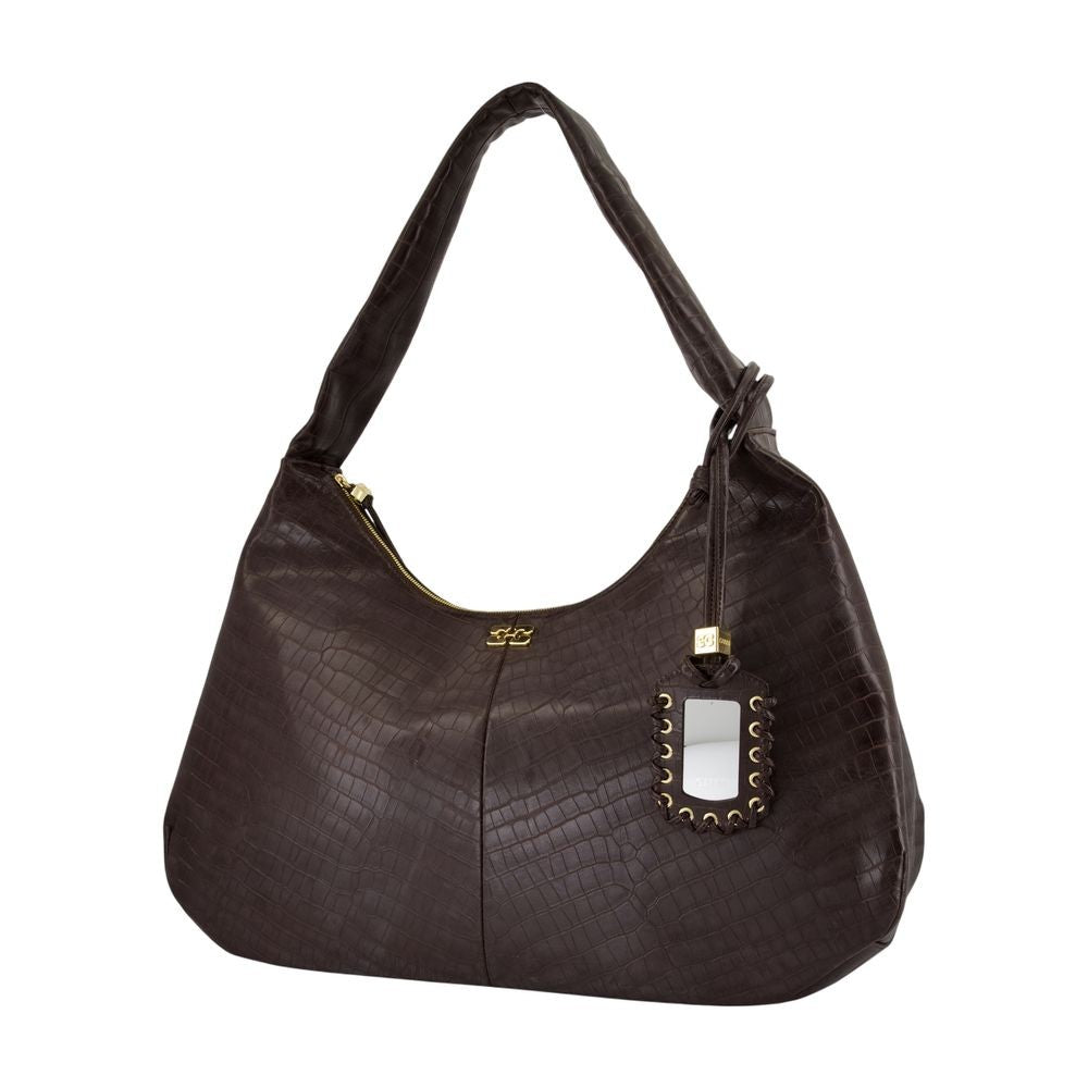 Ganni Bou Xxl Travel Bag - Leather - Brown