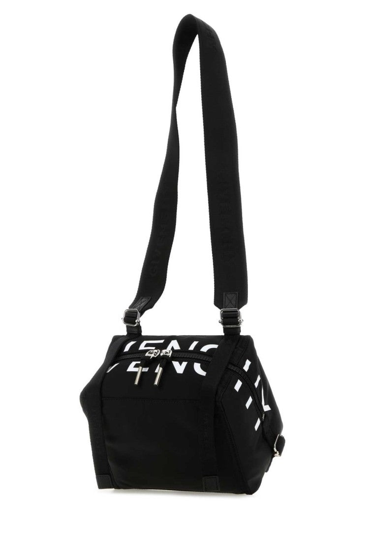Givenchy Compact Rectangular Crossbody Bag With Silver Accents