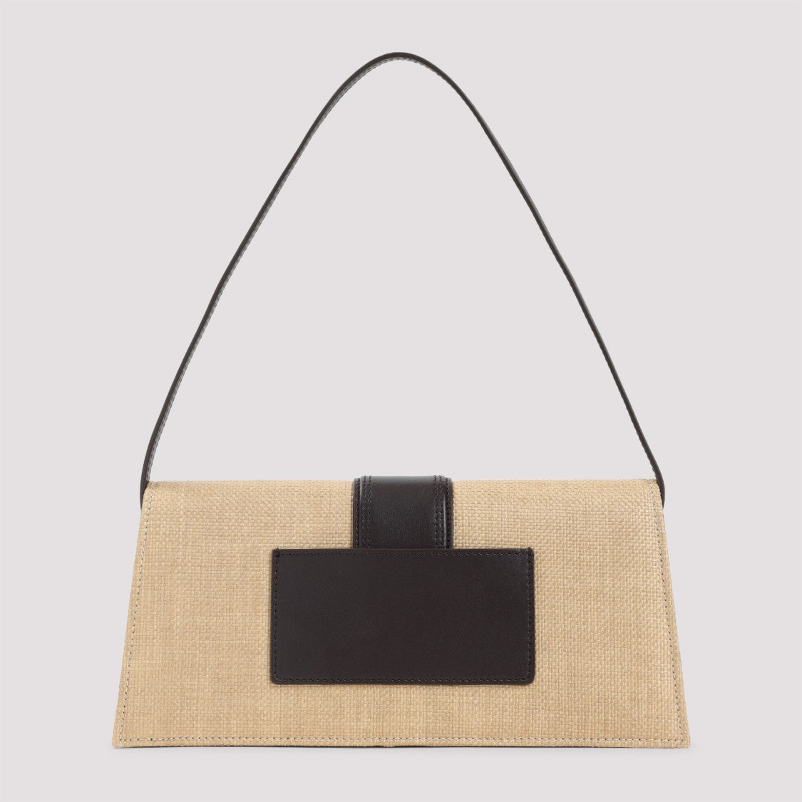 Jacquemus Natural Beige Raffia Le Bambino Long Handbag