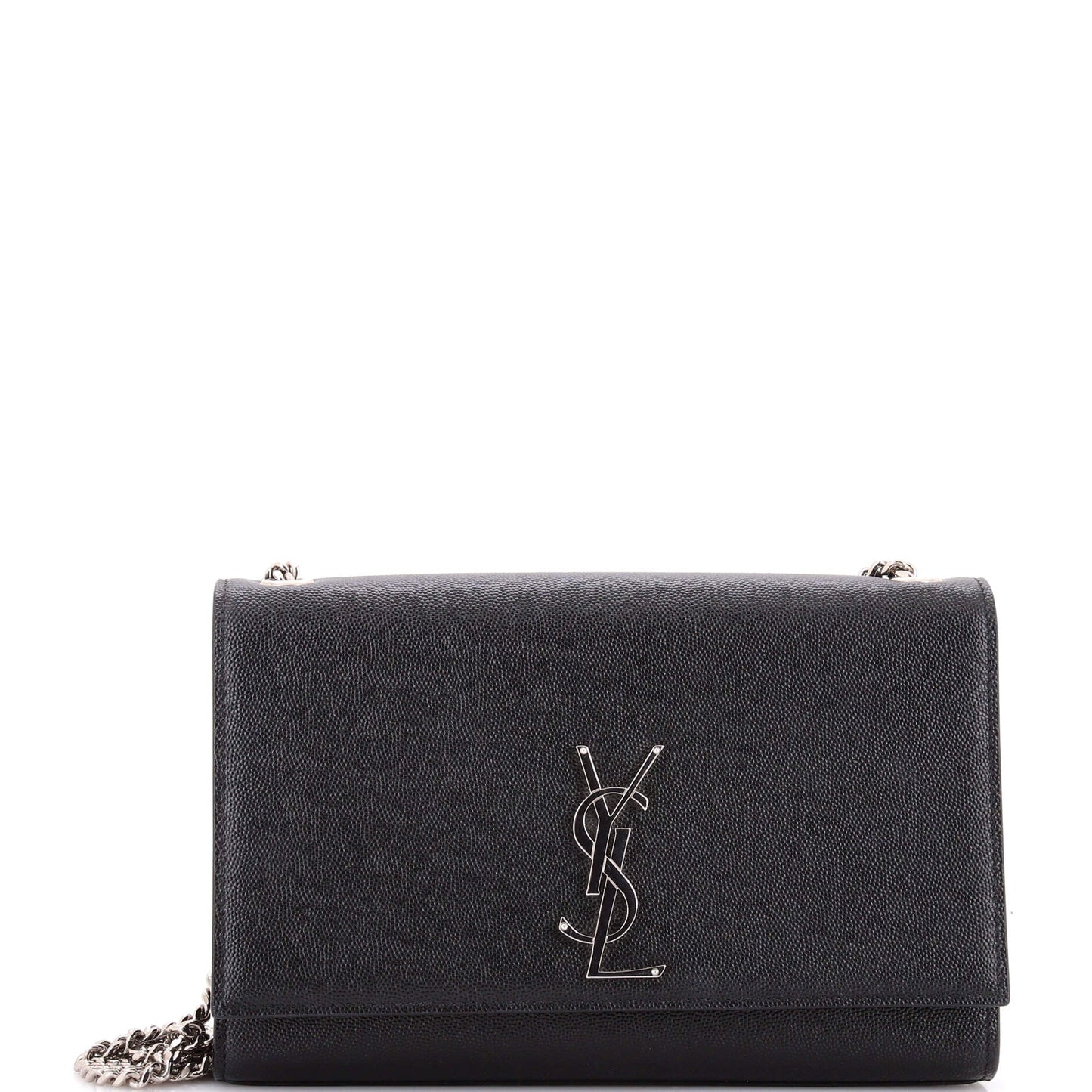 Classic Monogram Crossbody Bag Grainy Leather Large